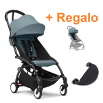 Stokke Passeggino Yoyo 3 Black-Aqua con Poggiagambe +Regalo