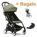 Passeggino Stokke Yoyo 3 Black-Olive con Poggiagambe +Regalo