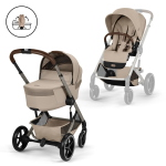 Cybex Duo Balios S Lux con Navicella Richiudibile Almond Beige