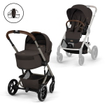 Cybex Duo Balios S Lux con Navicella Richiudibile Chocolate Brown