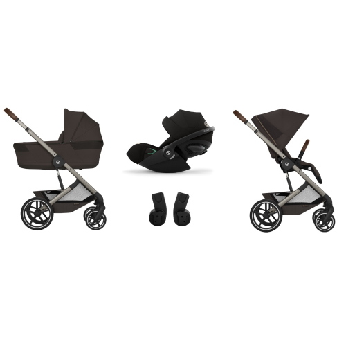 Cybex Trio Balios Chocolate Brown con Navicella Richiudibile e Cloud G3 I-Size  