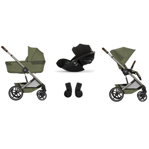 Cybex Trio Balios Moss Green con Navicella Richiudibile e Cloud G3 I-Size