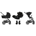 Cybex Trio Balios Moon Black con Navicella Richiudibile e Cloud G Plus i-Size