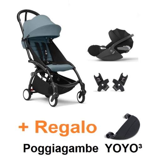 Stokke Baby Travel System YoYo 3 Aqua e Cloud T i-Size