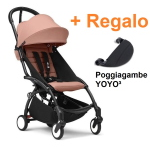 Stokke Passeggino Yoyo 3 Black-Ginger con poggiagambe in Regalo