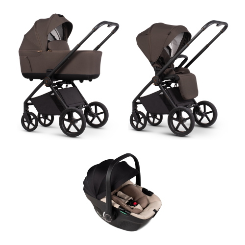 Venicci Set 3 in 1 Claro 2 Chocolate con Tiago Beige