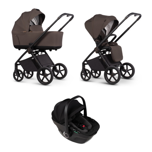 Venicci Set 3 in 1 Claro 2 Chocolate con Tiago Black