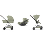 Cybex Trio Mios Style Chrome-Sage Green con Cloud T i-Size