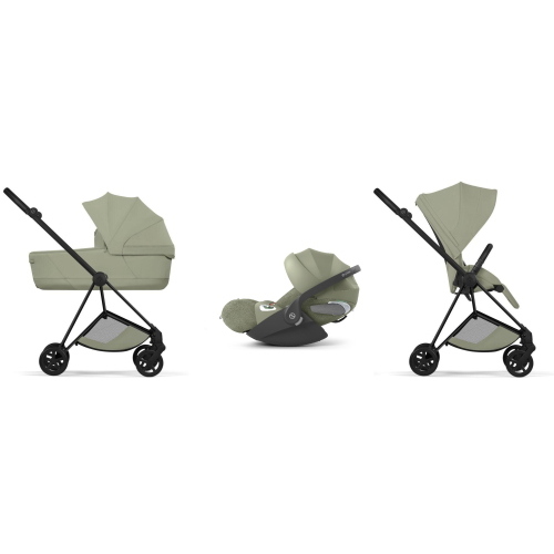 Cybex Trio Mios Style Matt Black-Sage Green con Cloud T Plus