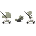 Cybex Trio Mios Style Rosegold-Sage Green con Cloud T Plus