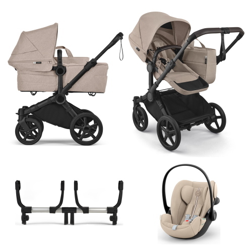Bugaboo Trio Donkey 6 Desert Taupe con Cloud G i-Size Plus