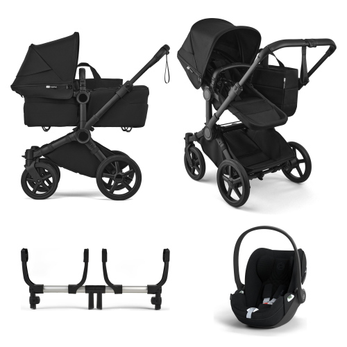 Bugaboo Trio Donkey 6 Heritage Black con Cloud T i-Size Plus