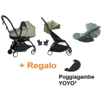 Stokke Trio Yoyo 3 Olive con Cybex Cloud T Plus I-Size