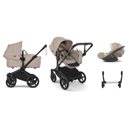 Bugaboo Trio Donkey 6 Desert Taupe con Cloud T i-Size Plus