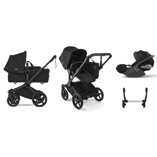 Bugaboo Trio Donkey 6 Heritage Black con Cloud T i-Size