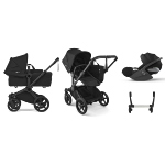 Bugaboo Trio Donkey 6 Heritage Black con Cloud T i-Size
