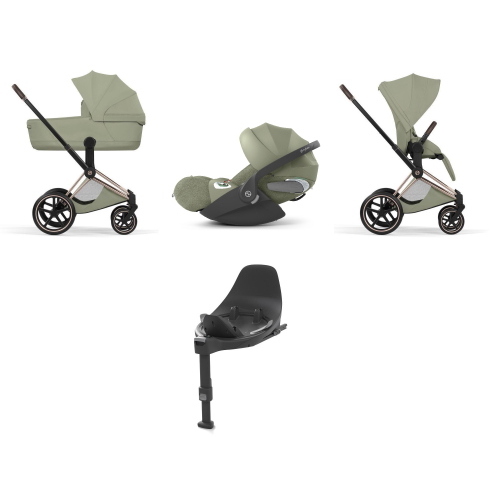 Cybex Priam Style 4 in 1 Rosegold-Sage Green con Isofix