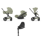 Cybex Priam Style 4 in 1 Matt Black-Sage Green con Isofix