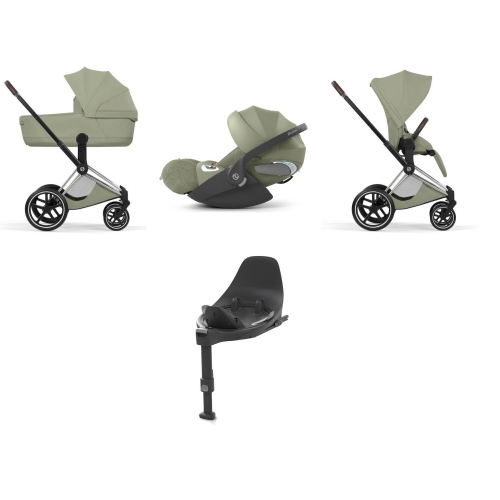 Cybex Priam Style 4 in 1 Sage Green Chrome con Isofix