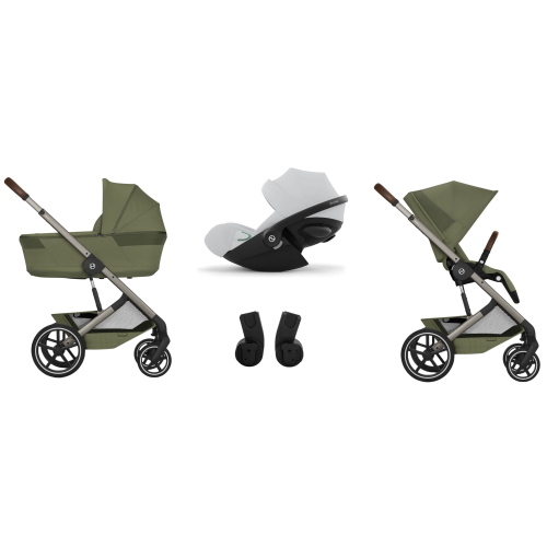 Cybex Trio Balios Moss Green con Navicella Richiudibile e Cloud G I-Size