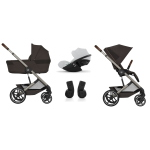 Cybex Trio Balios S Lux Chocolate Brown con Navicella richiudibile e Cloud G i-Size