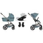 Cybex Trio Balios Stormy Blue con Navicella Richiudibile e Cloud G I-Size