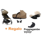 Stokke Trio Yoyo 3 Toffee con Cybex Cloud G3 Plus I-Size