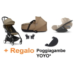 Stokke Trio Yoyo 3 Toffe con Cybex Cloud T Plus I-Size