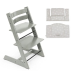 Stokke Sedia Tripp Trapp Glacier Green con cuscino