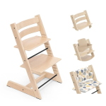 Stokke Seggiolone Tripp Trapp 3 in 1 Natural con cuscino