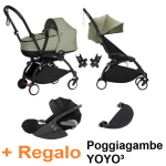 Stokke Trio Yoyo 3 Olive con Cybex Cloud T I-Size