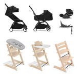 Kit Nascita neonato Trio Yoyo 3 con isofix e Tripp Trapp