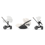 Cybex Trio Priam Style Chrome-Off White con Cloud T I-Size Plus