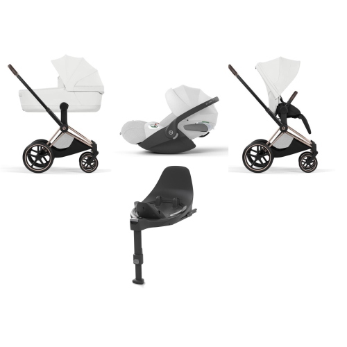 Cybex Priam Style 4 in 1  Off White-Rosegold con Isofix