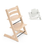 Stokke Seggiolone Tripp Trapp 2 in 1 Natural con Baby Set white