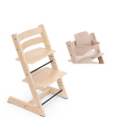 Stokke Seggiolone Tripp Trapp 2 in 1 Natural con Baby Set pink