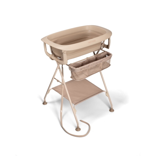 Twistshake Luxury Bath Kit Mocha – Vaschetta Pieghevole con Supporto 