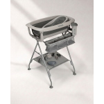 Twistshake Luxury Bath Kit Faded Grey – Vaschetta Pieghevole con Supporto 