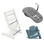 Stokke Seggiolone per neonati Tripp Trapp 3 in 1 White con Newborn