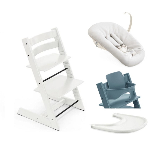 Stokke Seggiolone per neonati Tripp Trapp 4 in 1 White