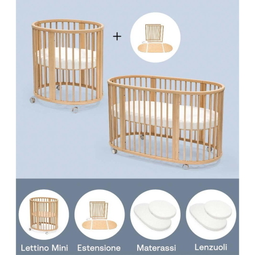 Mega Kit Nascita neonato Trio Balios con Sleepi V3 e Tripp Trapp 4 in 1