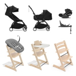 Kit Nascita neonato Trio Yoyo 3 con isofix e Tripp Trapp