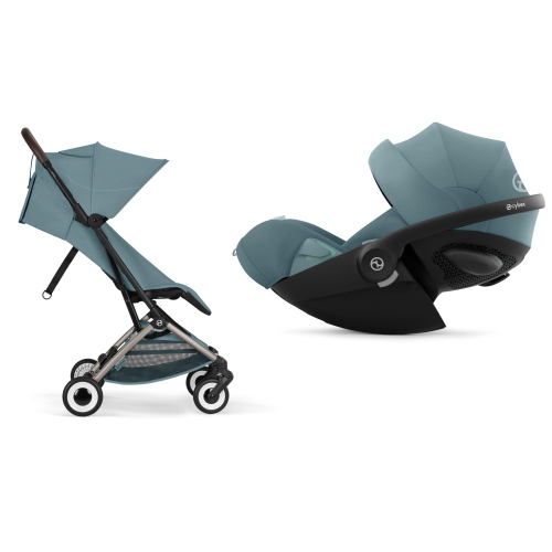 Cybex Duo Orfeo Stormy Blue con Cloud G3 Plus i-Size