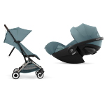 Cybex Duo Orfeo Stormy Blue con Cloud G3 Plus i-Size