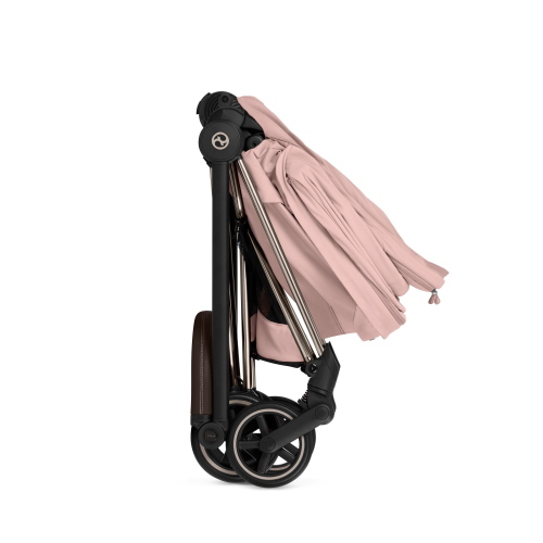 Trio Cybex Mios Champagne Gold Peach Pink con ovetto Cloud S Style Quartz Pink