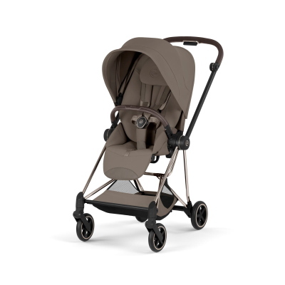 Cybex Trio Mios Style Champagne Gold-Coconut Brown con Cloud T Plus