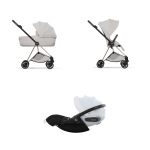 Trio Cybex Mios Chrome City Grey con ovetto Cloud S Style Misty Grey