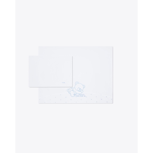 Nanan Set Lenzuola Carrozzina 3 Pezzi Sweet Dots Azzurro
