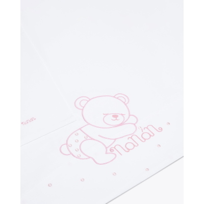 Nanan Set Lenzuola Carrozzina 3 Pezzi Sweet Dots Rosa