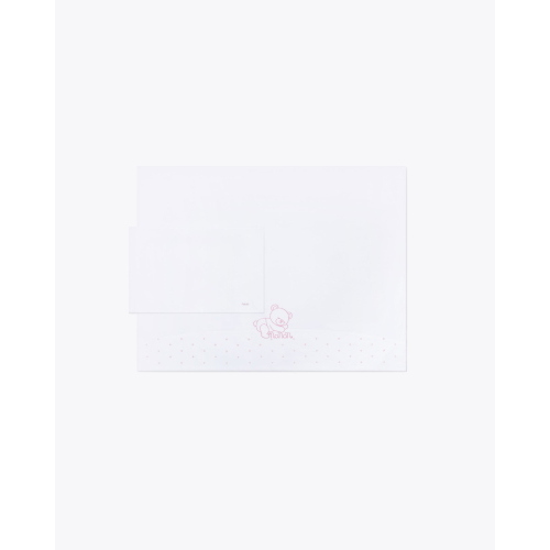 Nanan Set Lenzuola Lettino 3 Pezzi Sweet Dots Rosa